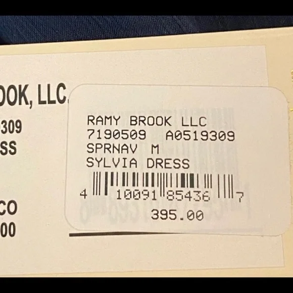 Ramy Brook Sylvia Strapless Chevron Printed Maxi Dress NWT Size Medium - Picture 4 of 5